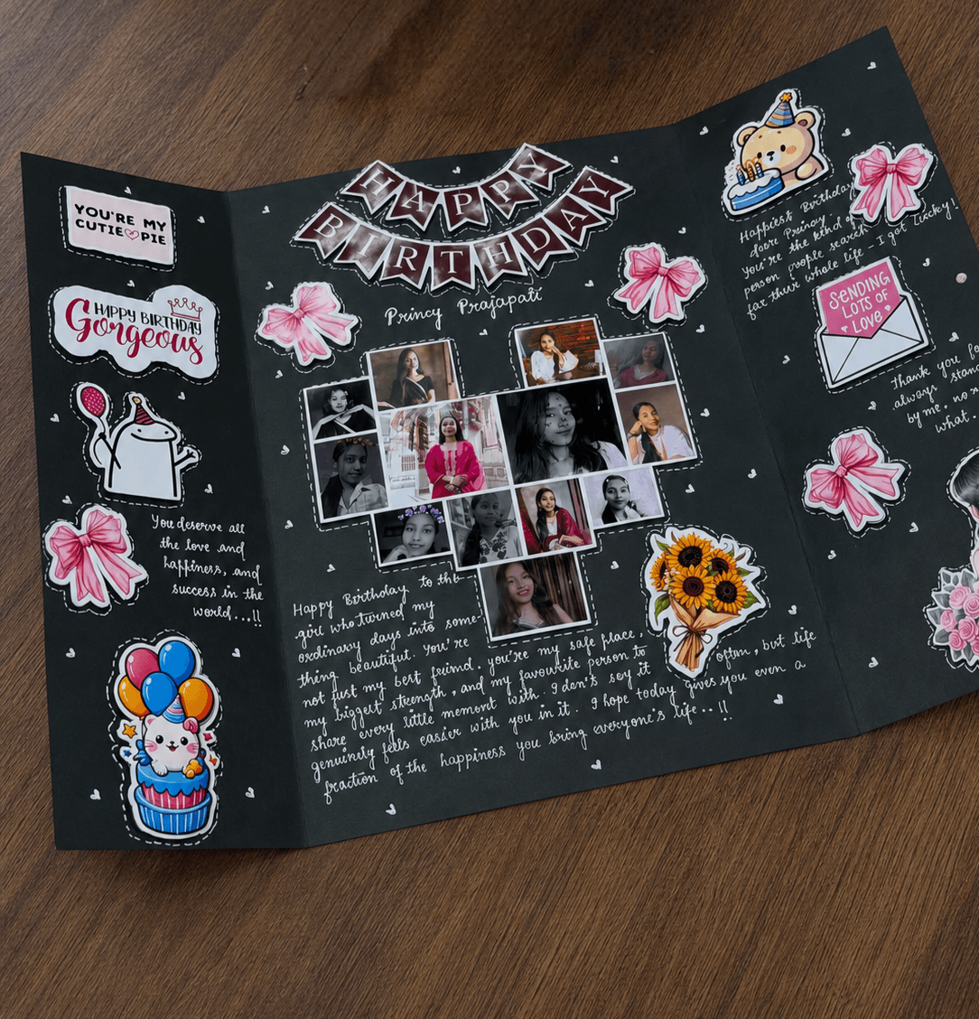 Premium Hand-Written Scrapbook Folder